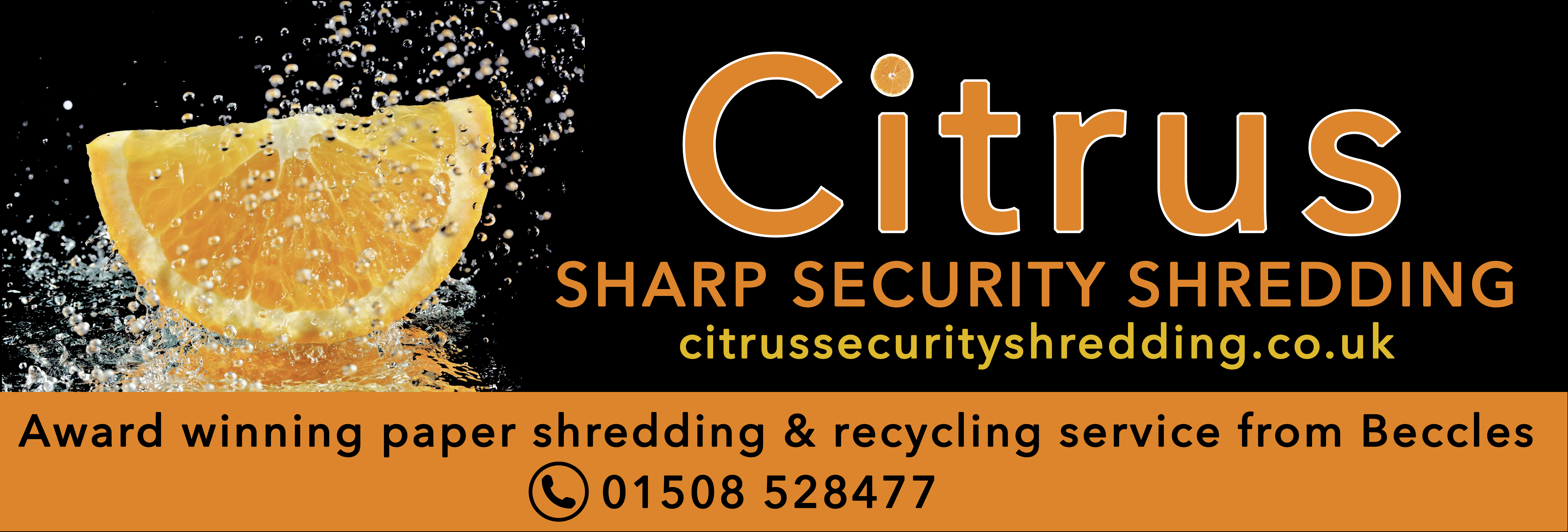 Citrus Sharp Security Shredding